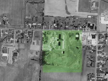 Starlite Drive-In Theatre - Aerial Photo - Photo From Terraserver